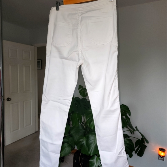 Sexy white stretch jeans - Picture 2 of 6